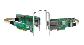 NVIDIA MCX556M-ECAT-S25 ConnectX-5 VPI Adapter Card EDR/100GbE双端口InfiniBand网卡